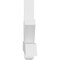 Ekena Millwork Kennewick Architectural Grade PVC Gable Bracket, 84"W x 21"H x 4"D x 4"F, 6/12 Pitch GBP084X21X0404KEN00 - alternate 4